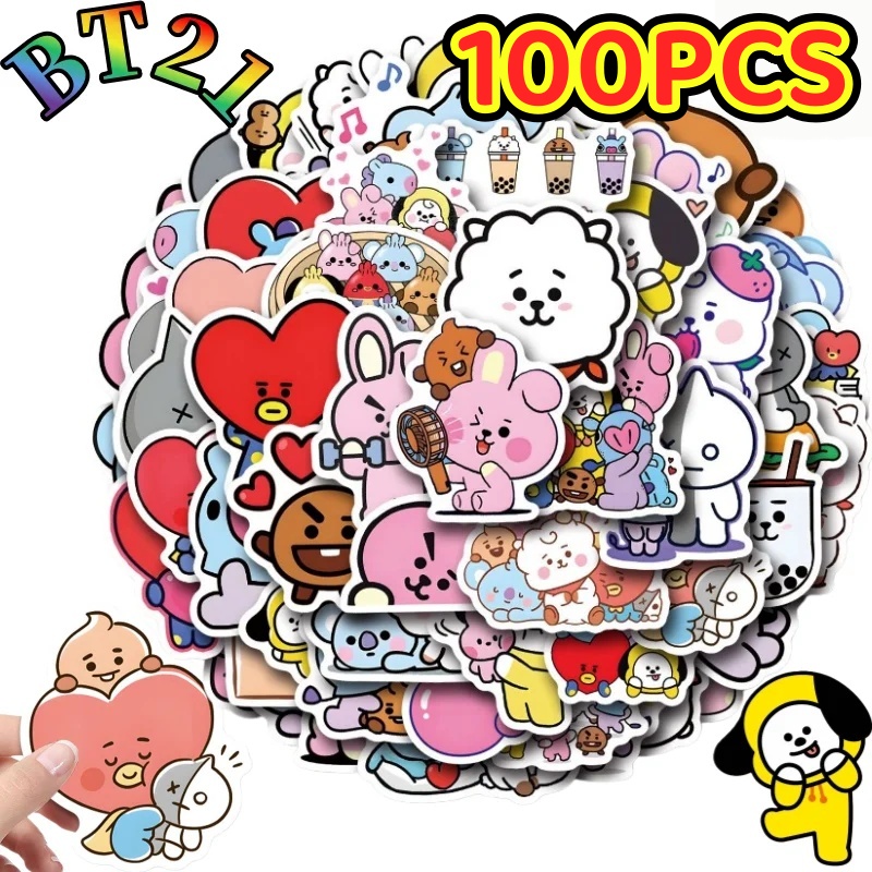 Cookies Pack - 100個入り/200個入り BT21 Chimmy Cooky Koya RJ