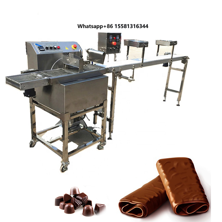 Chocolate Snack - ドーナツ用チョコレートコーティング機、スナックバー用ココア加工機、コーティングライン