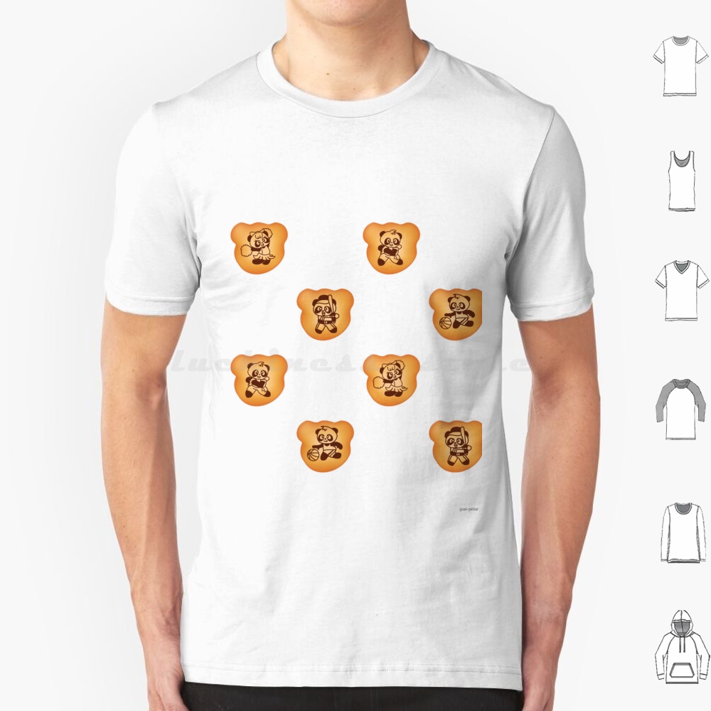 Chocolate Snack - ハローパンダビスケット Tシャツ 6XL コットン クールティー スイートスナック