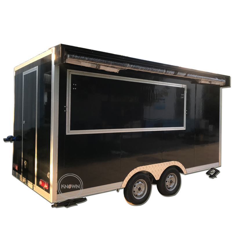 長い完全に装備されたキッチンフードトレーラー、モバイルストリ - Food Snacks Catering のレビューと価格