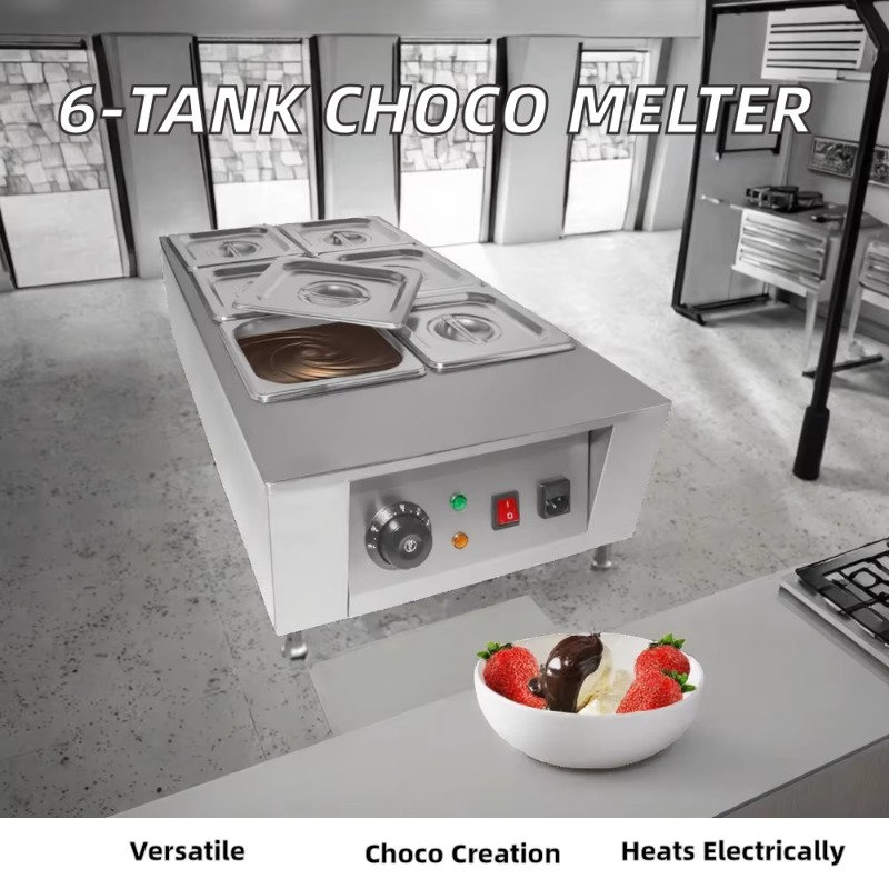 電気式6槽チョコレート溶解機、新品、スナックマシン - Chocolate Snack のレビューと価格
