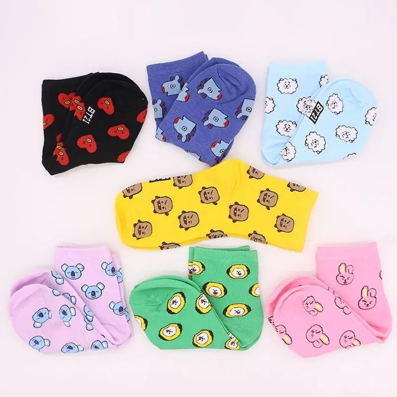 BT21、コヤ、RJ、クッキー、シューキー、タタ、ミドル丈、 - Cookies Pack のレビューと価格