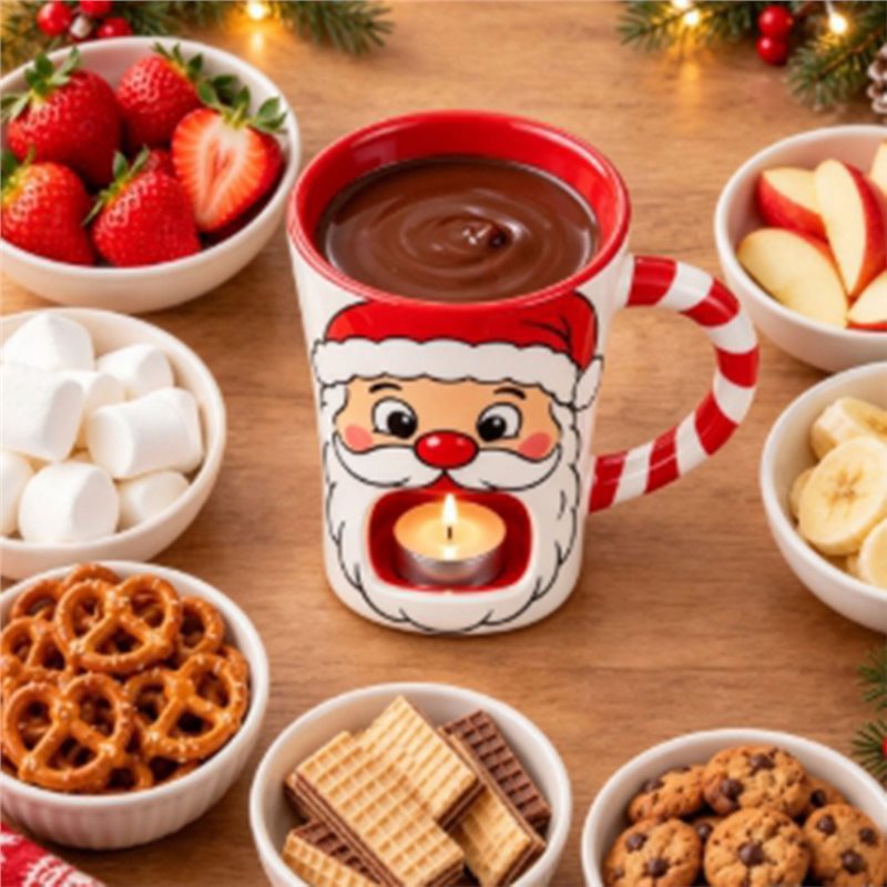 VELIF クリスマス サンタ チョコレート フォンデュ マ - Chocolate Snack のレビューと価格