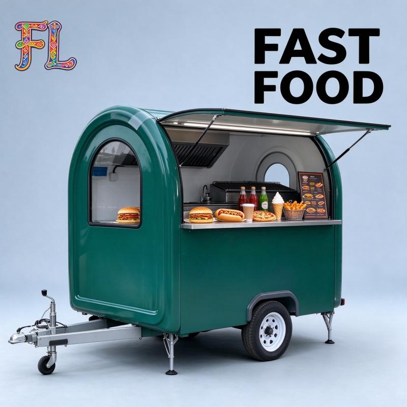 丸型フードトレーラー、移動式ケータリングトレーラー、カスタム - Food Snacks Catering のレビューと価格