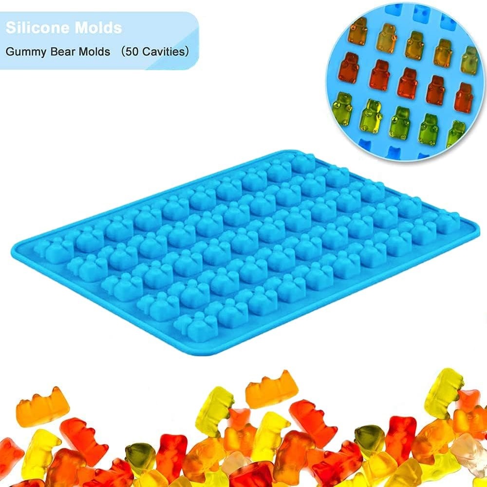 4個入りミニグミベアキャンディ型シリコンチョコレートグミ型、 - Gummy Candy のレビューと価格